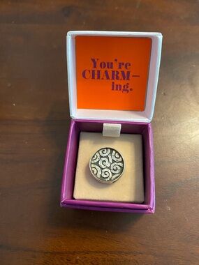 Lori Bonn Sterling Silver swirls slide charm